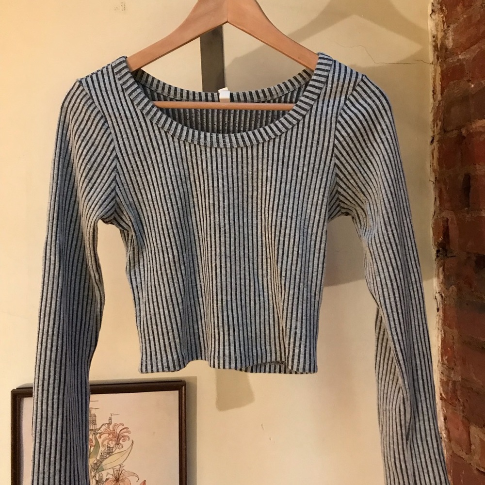 Mind Code (slight) Crop Top, sz S